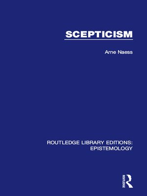 cover image of Scepticism